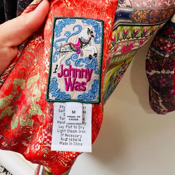Johnny Was Reversible Ryder coat, Multi Color, Size M O32 - Picture 11 of 12